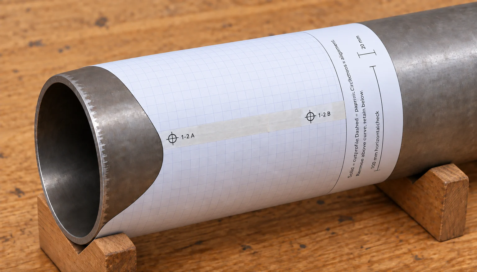 Pipe Notching Template Generator | Pipe Cut Templates